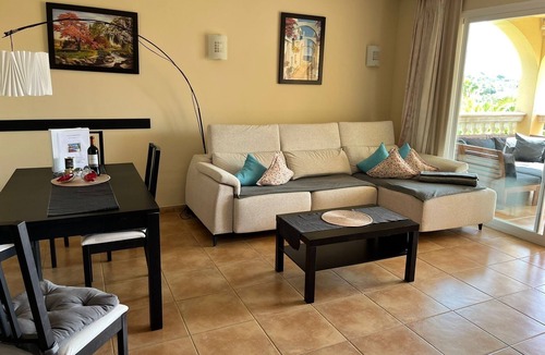 Cala Mandia Apartment | Cala Anguila 315: Beach apartment fully equipped, with pool, gardens and WIFI