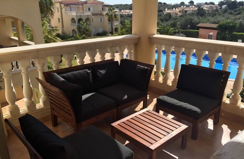 Cala Mandia Apartment | Cala Anguila 315: Beach apartment fully equipped, with pool, gardens and WIFI