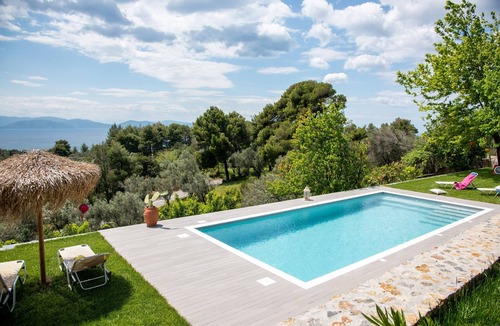Paradise Beach Villa | Calypso Villa With Jacuzzi Pool & Sea View