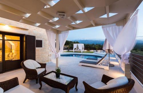 Roumeli Villa | Caramel Villa, with 40m2 Pool & Spa Whirlpool, By ThinkVilla