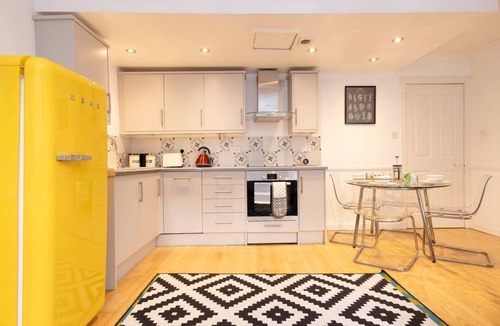 Old Town Apartment | Charming Home with Patio Nearby the Castle