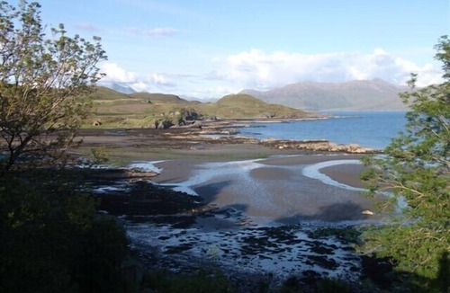 Teangue House | Charming property overlooking beach at Knock Bay and beyond to Knoydart