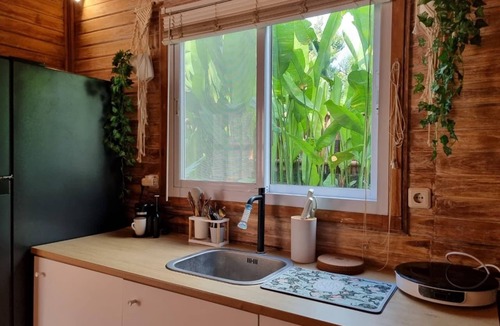 Dalung Villa | Cloud Studio - Minimalist Wooden Tiny House with Exclusive Private Space