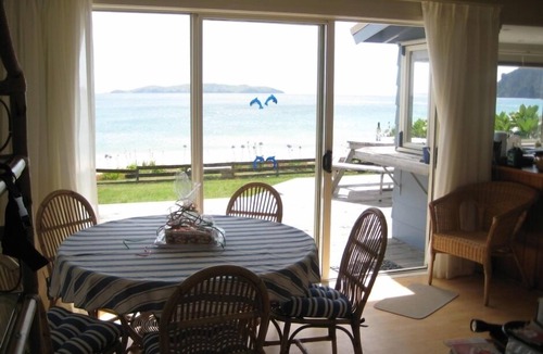 Taupo Bay House | Comfortable beachfront house at Taupo Bay.