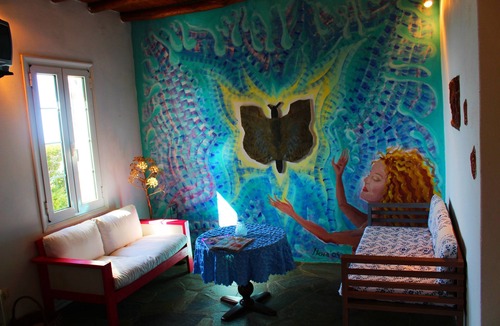 Gavrio House | Comfortable house in a quiet area - fantastic sea view.