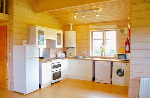Kirkbean Cottage | Curlew Lodge - a fabulous and very comfortable beachside log chalet with stunning views and woodbur