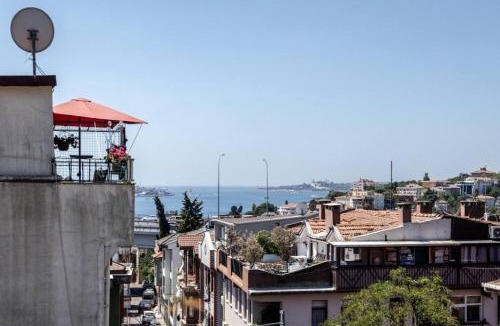 Ortakoy Apartment | Cute Compact 1Bd1Bath Gem Shared Terrace! #397