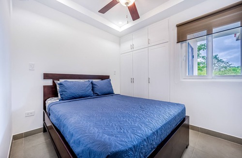 Villarreal Villa | Dog-friendly tropical villa with a pool, patio, balcony, & washer/dryer