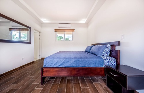 Villarreal Villa | Dog-friendly tropical villa with a pool, patio, balcony, & washer/dryer