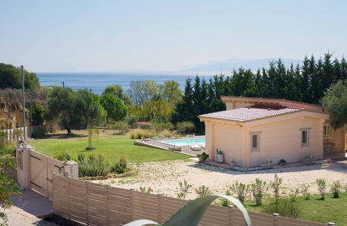 Karavados Villa | Driftwood Villas is an eco villa with a private pool, 3min walk from the beach!
