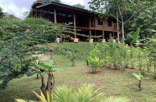 Platanillo House | Eco Villa with Cascading Waterfall, Swim Hole, River and Fruit Orchard