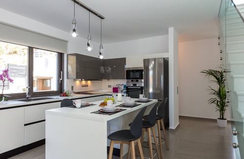 Panormos Villa | Eolia Iconic Villa, walking distance to Beach & Shops, Car Free Holiday