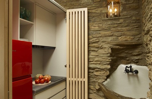 Kato Fellos Villa | Escape to elegance: Heliades Suite in Andros, Greece, pool, 2 bedrooms.