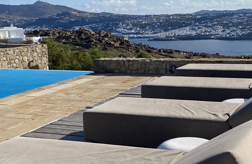 Agios Ioannis Villa | Excellent Mykonos Villa | 6 Bedrooms | Villa Alessandra | Stunning Sea & City.