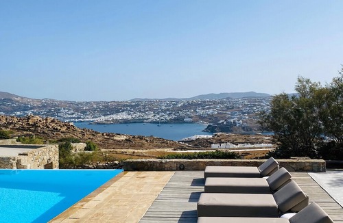 Agios Ioannis Villa | Excellent Mykonos Villa | 6 Bedrooms | Villa Alessandra | Stunning Sea & City.