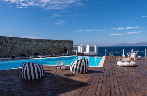 Mykonos Town Villa | Extravagant Mykonos Villa | Villa Pousha | 5 Bedrooms | Sea Front Location |.