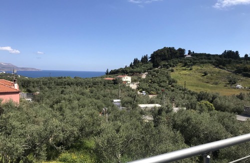 Douliana Villa | Facing the sea, in a peaceful setting, private pool in an olive grove