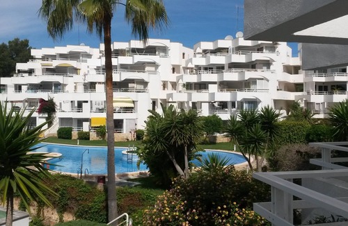 Badia de Palma Apartment | Favorite place in Mallorca, garden saltwater pool and direct sea access