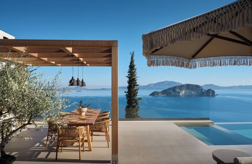 Marathias Villa | Galithea Villa, Heated Pool & Marathonisi SeaViews
