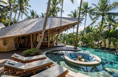 Abiansemal Villa | Harmony House, Bamboo House with Pool view