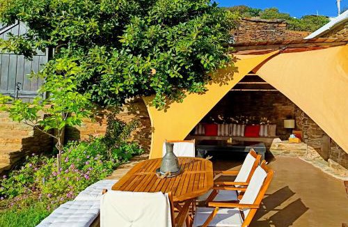 Andros House | Kalliberry Cycladic Stone House Elissavet with private pool, nice view and fantastic sunsets