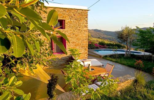 Andros House | Kalliberry Cycladic Stone House Elissavet with private pool, nice view and fantastic sunsets