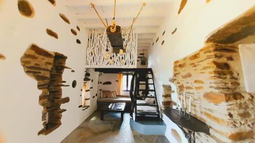 Andros House | Kalliberry Cycladic Stone House Elissavet with private pool, nice view and fantastic sunsets
