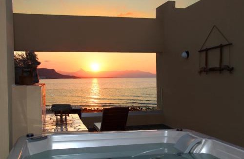 Gournai Villa | Kimona Villa Seafront Swimming Pool Jacuzzi 6 Bedrooms 21 PAX Kouvohori Villas Crete