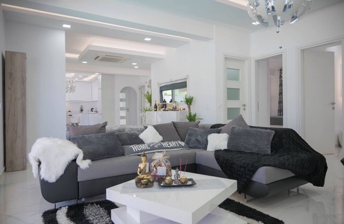 Messonghi Villa | Luxury 5-Bedroom Corfu Villa, Near Messonghi Beach with Pool, Hot Tub & BBQ Area