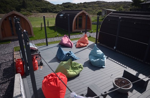 Achmelvich Cabin | Luxury Glamping Pod on the North Coast 500 (no dogs)