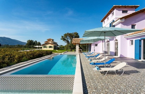 Agia Marina Villa | Luxury Villa with Private Pool, Tennis Court & Vineyard | Aneli Villa Alexandra