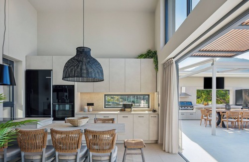 Geropotamos Villa | Luxury Villa with Sea Views, Fire Pit & near beach