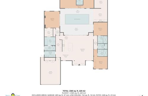 Potrero House | Modern Garden Villa with Private Pool, Outdoor Kitchen & Separate Casita Near Playa Potrero