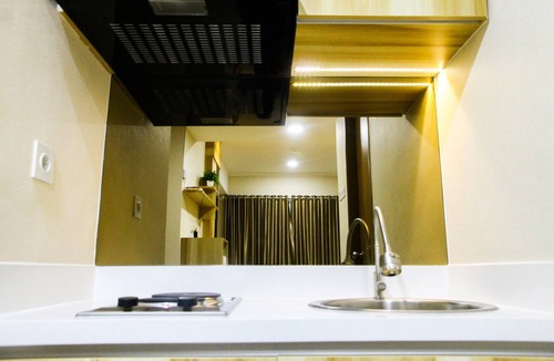 Cikarang Apartment | Modern Style The Oasis Studio Apartment with Comfortable Sofa