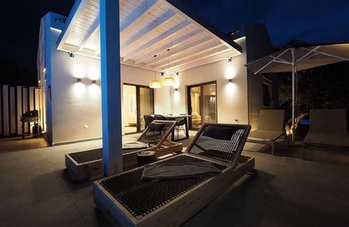 Roda Villa | Modern Villa, A/C, Private Pool, Superb Setting & Sea Views 15mins walk to Acharavi or Roda Beach!