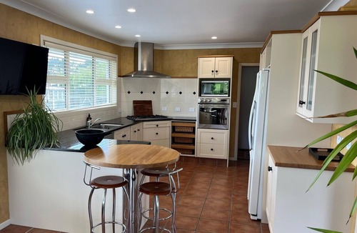 Taranaki House | Mount Taranaki Basecamp: 4BR Farmhouse + Games Room