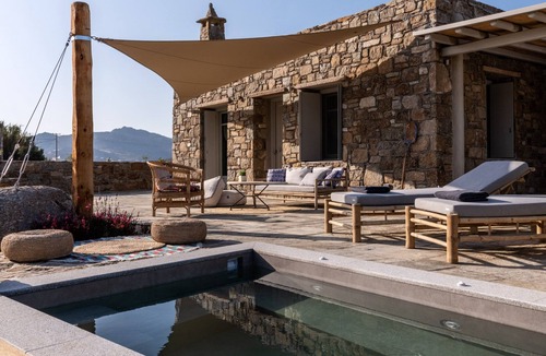Ftelia House | Mykonos Kele -Unique house-Sea View- private outdoor jacuzzi