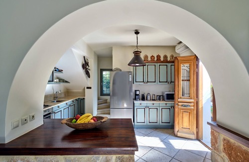 Leivathos Villa | New, high-end sea view villa with chef, large pool & garden + skippered boat