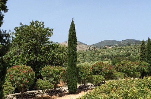 Leivathos Villa | New, high-end sea view villa with chef, large pool & garden + skippered boat
