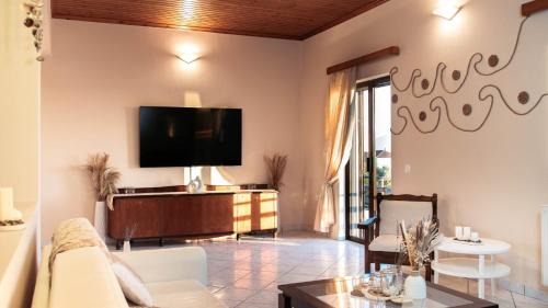 Drosia House | Ocean Breeze Apartment - Panoramic Sea View & Olive Grove - 100m to Beach