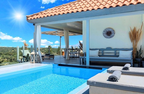Vathi Villa | Olive Green Villa | Heated Pool