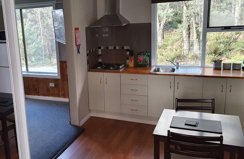 Moina Cottage | Open plan studio, kitchenette, en-suite bathroom