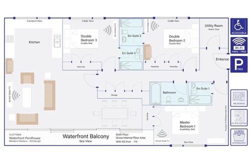 Newhaven Apartment | Penthouse Western Harbour