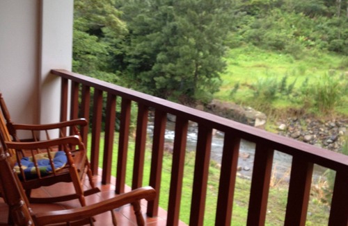 Orosi Condo | Riverside Tranquility, Mountain Views, Hotel Rio Perlas, Spa and Hot Springs.