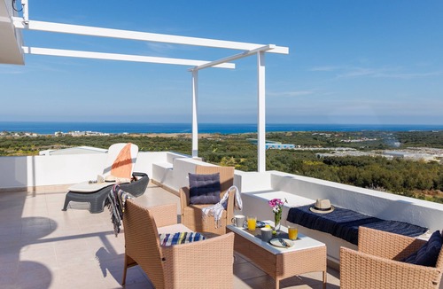 Malia Apartment | Rooftop loft with an amazing view