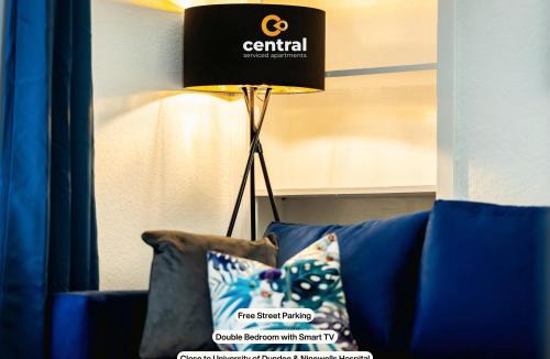 Glenisla Apartment | Rosefield by CENTRAL SERVICED APARTMENTS - Cosy 1 Bedroom - Close To University of Dundee - Sleeps 2 - Ground Level - Self Check In - Modern and Cosy - Fast WiFi - Heating 24-7 - Free Street Parking
