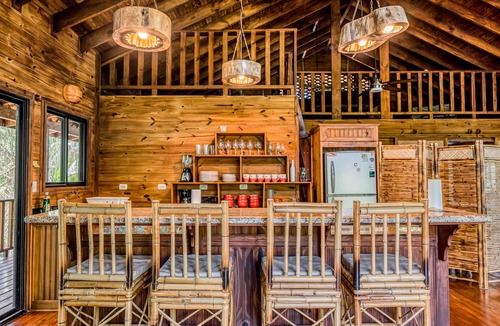 Savegre House | Rustic mountain-view home near the beach with private pool, deck, W/D, & WiFi