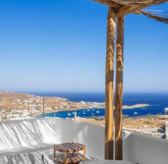 Psarou Villa | Saint L Heated Pool Sunset Villa- Three Bedrooms