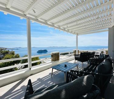 Agios Stefanos Apartment | Seaview & Jacuzzi summer residence