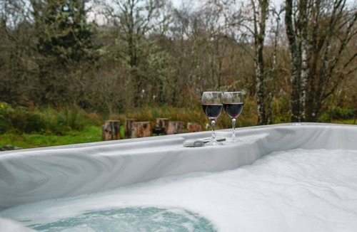 Taynuilt Cabin | Silver Birch Cabin - Charming Log Cabin with bags of character and hot tub.